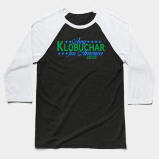 Amy for America Amy Klobuchar for President 2020 Baseball T-Shirt